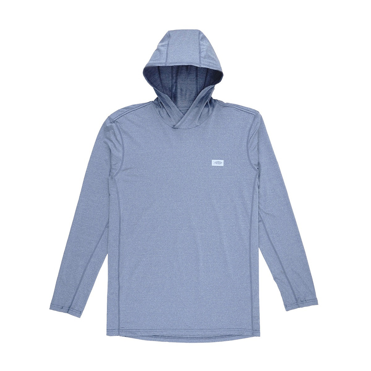 AFTCO Air O Mesh Hoodie Bering Sea Heather