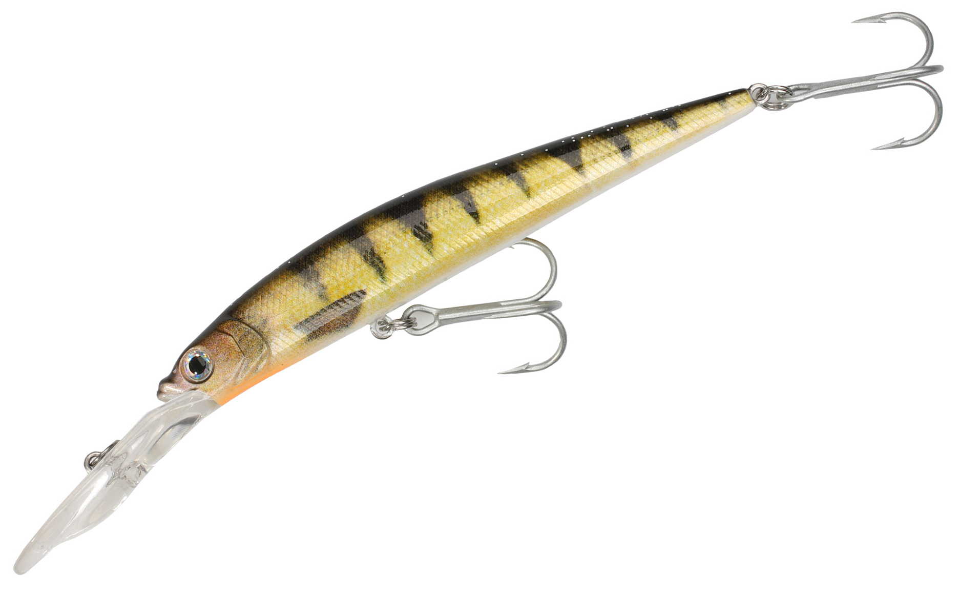Mikado Fishunter Sheriff Wobbler 11 cm schwimmend im naturnahen Barsch-Dekor