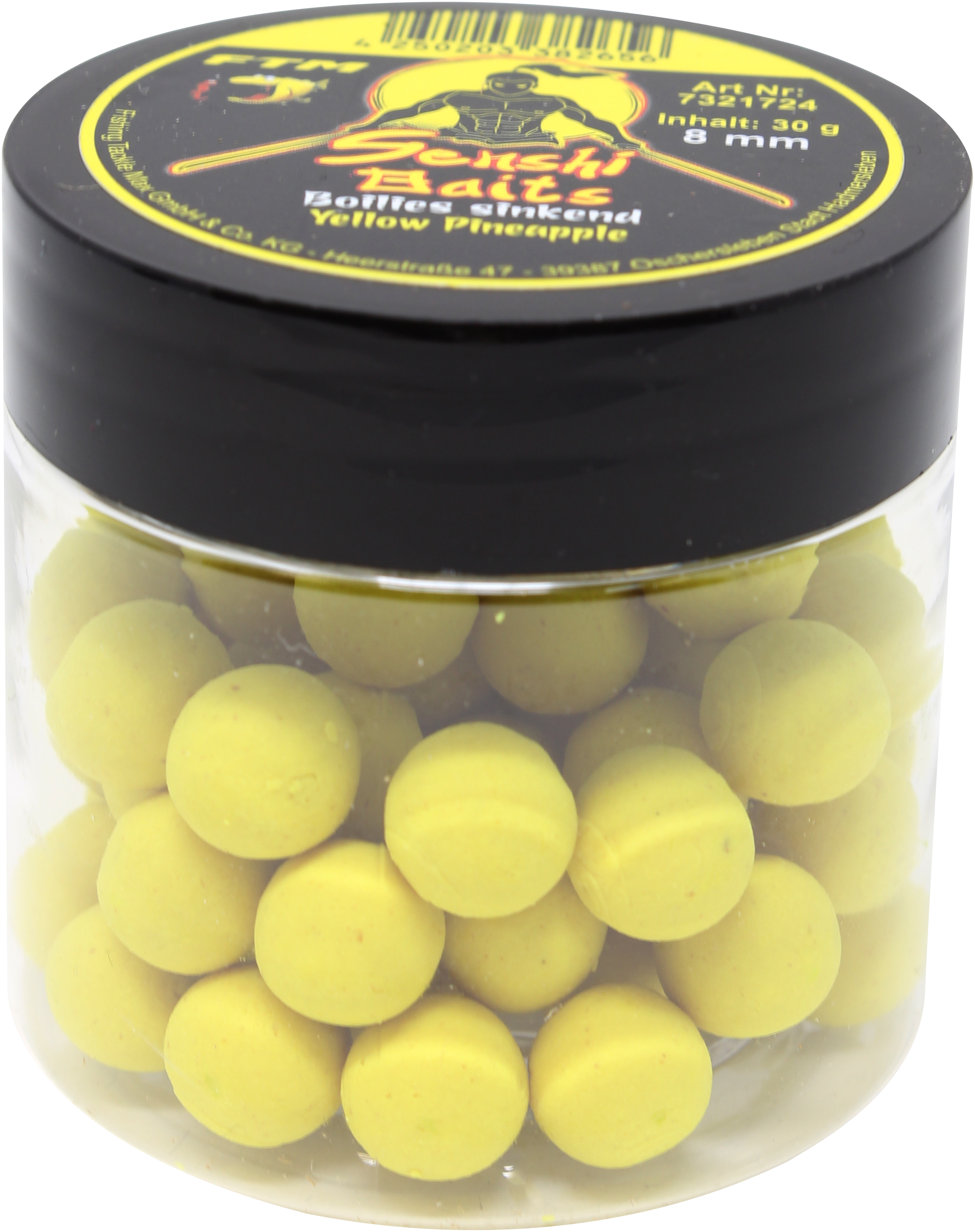 FTM Senshi Baits Boilies Yellow Pineapple