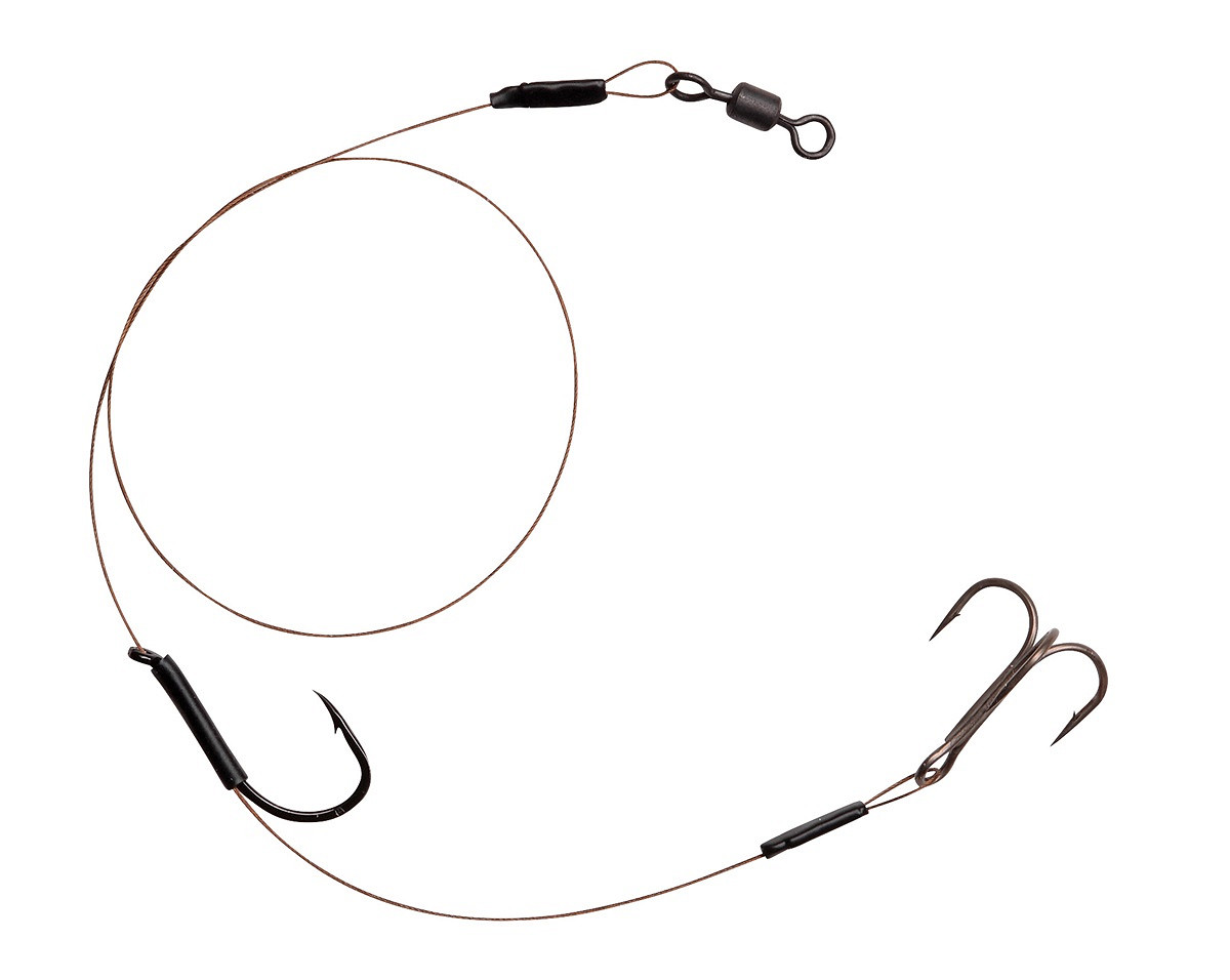 SPRO HD Baitfish Rig 1 Drilling + Einzelhaken Köderfischsystem