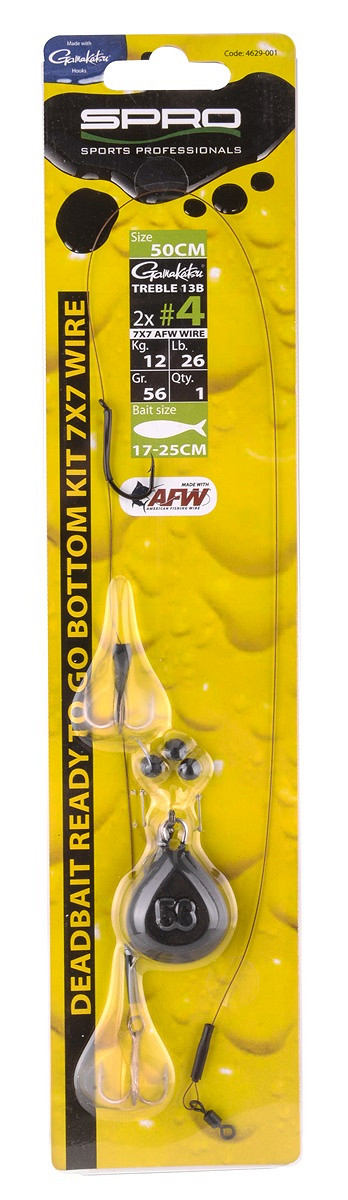SPRO Dead Bait Bottom Rig Köderfisch-Grundsystem