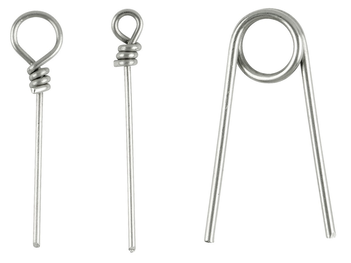 SPRO Softbait Pin Assorti Edelstahl-Köderpins – 9 Stück