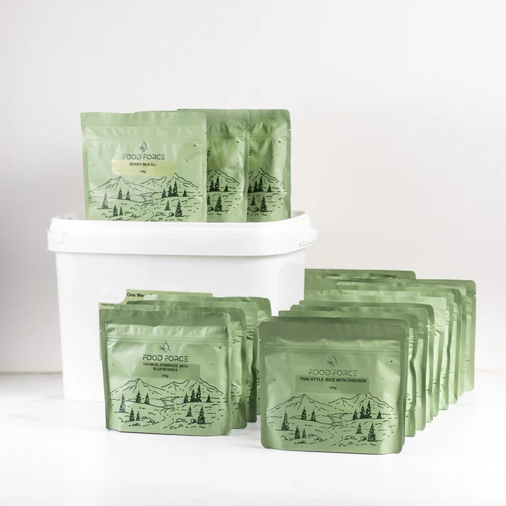Food Force Wochenpaket 21 Mahlzeiten Eimer 2782 g