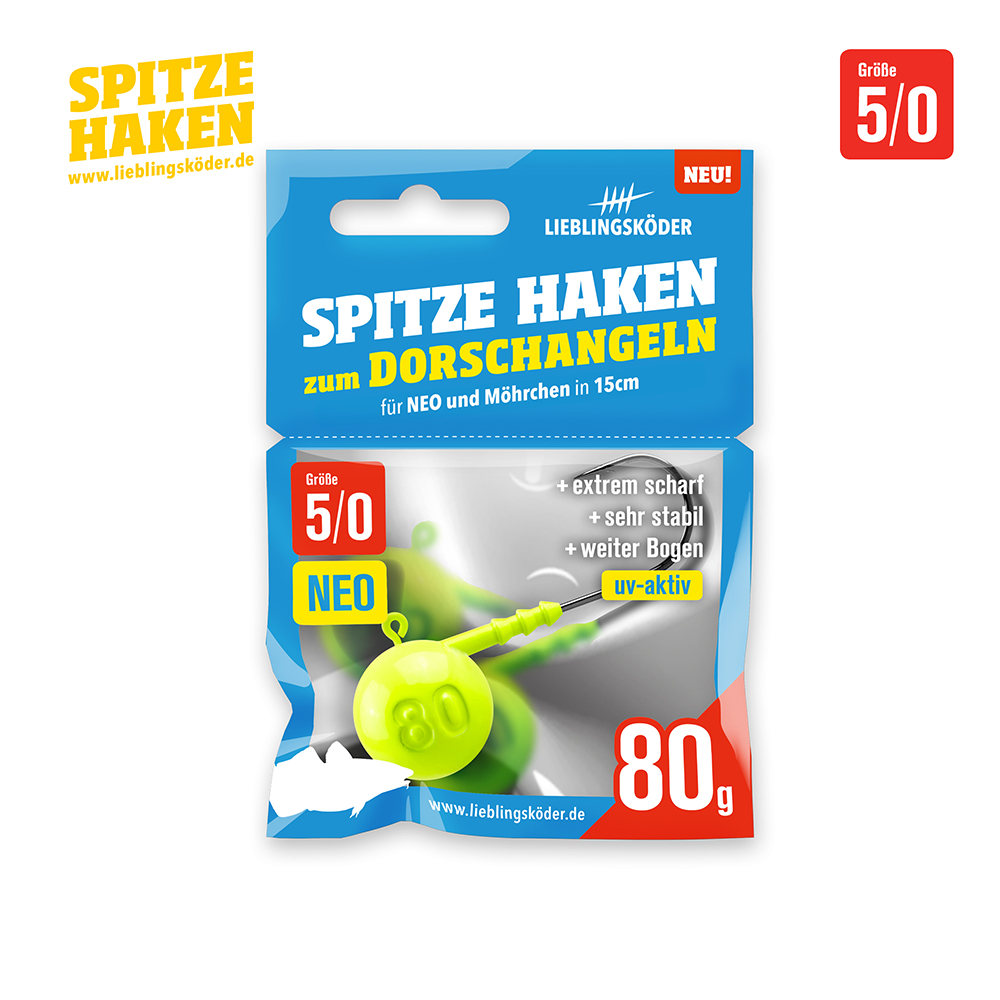 Lieblingsköder Der Spitze Haken 5/0 Neo – Jighaken für Gummiköder