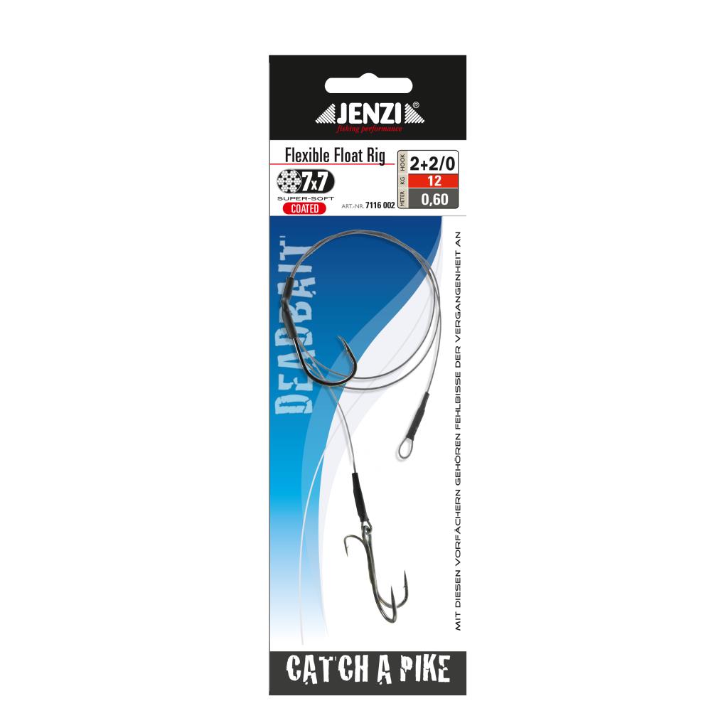 Jenzi Deadbait Flex Double-Hook Float Rig 7x7