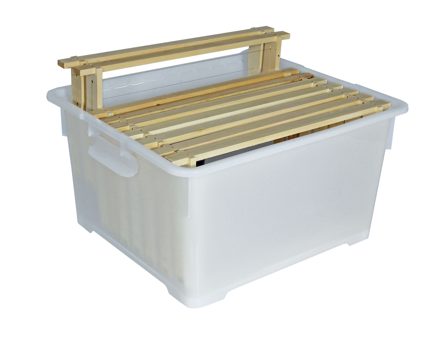 RuBee® Transportbox mit Rollen für 9 Zander- oder 10 Normalmaß-Waben