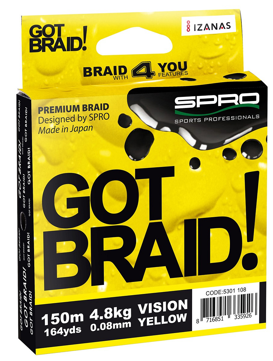 Spro GOT Braid geflochtene Schnur 150 m