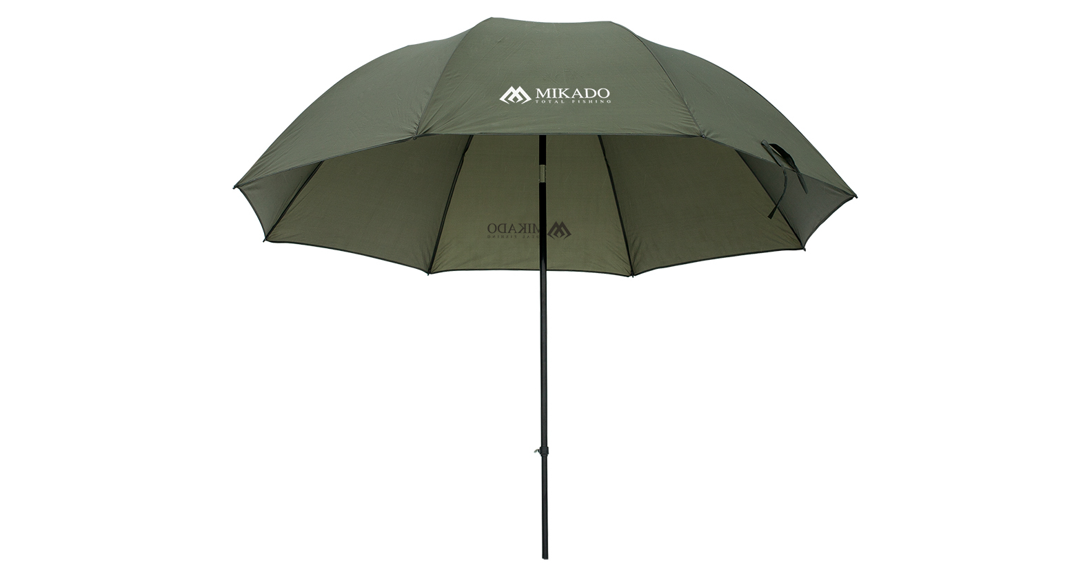 Mikado Angelschirm Standard 2,5 m – neigbarer Schirm mit Erdspieß