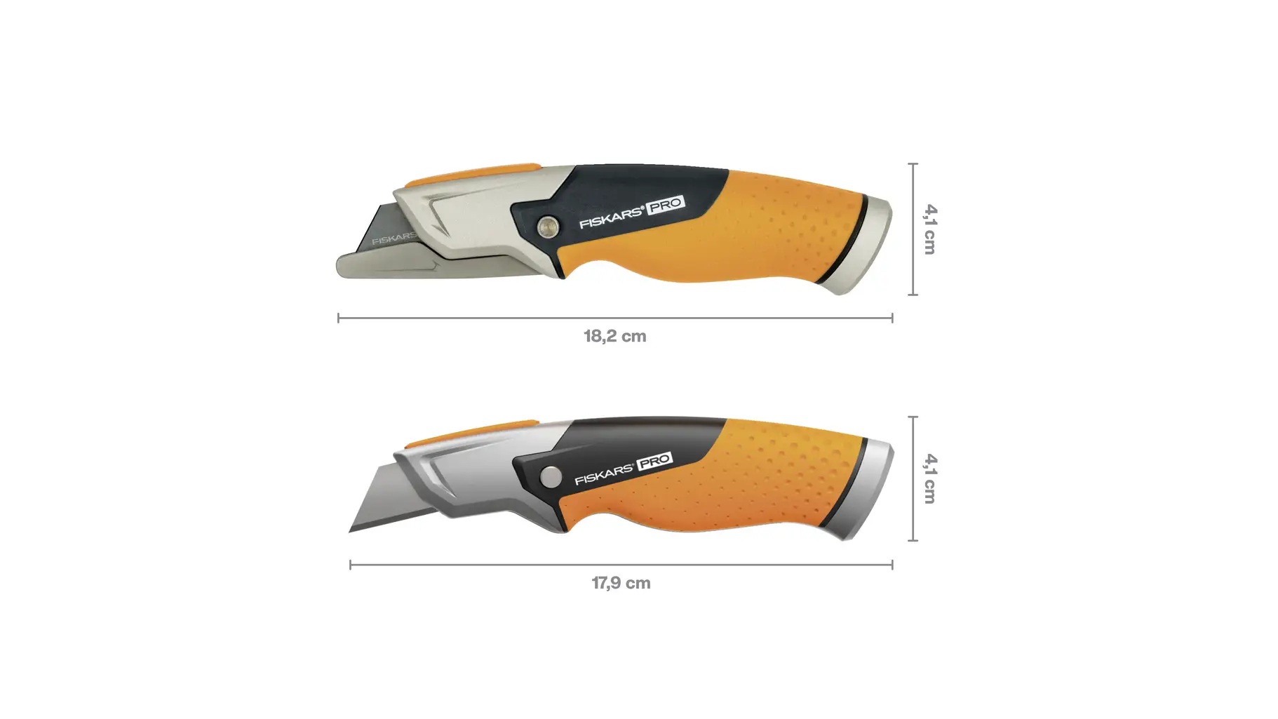 Fiskars CarbonMax Universalmesser mit feststehender Klinge