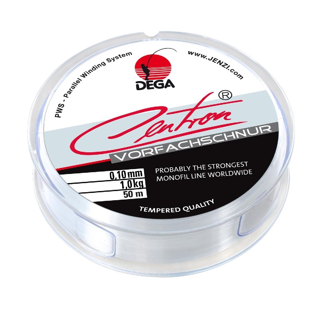 Jenzi Centron Vorfachschnur 50 m – monofil, 0,10 bis 0,40 mm