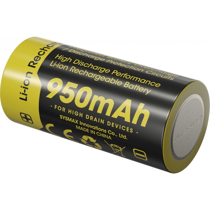 Nitecore NL169 Li-Ion Akku 16340 mit 950 mAh für HIKMICRO Thunder