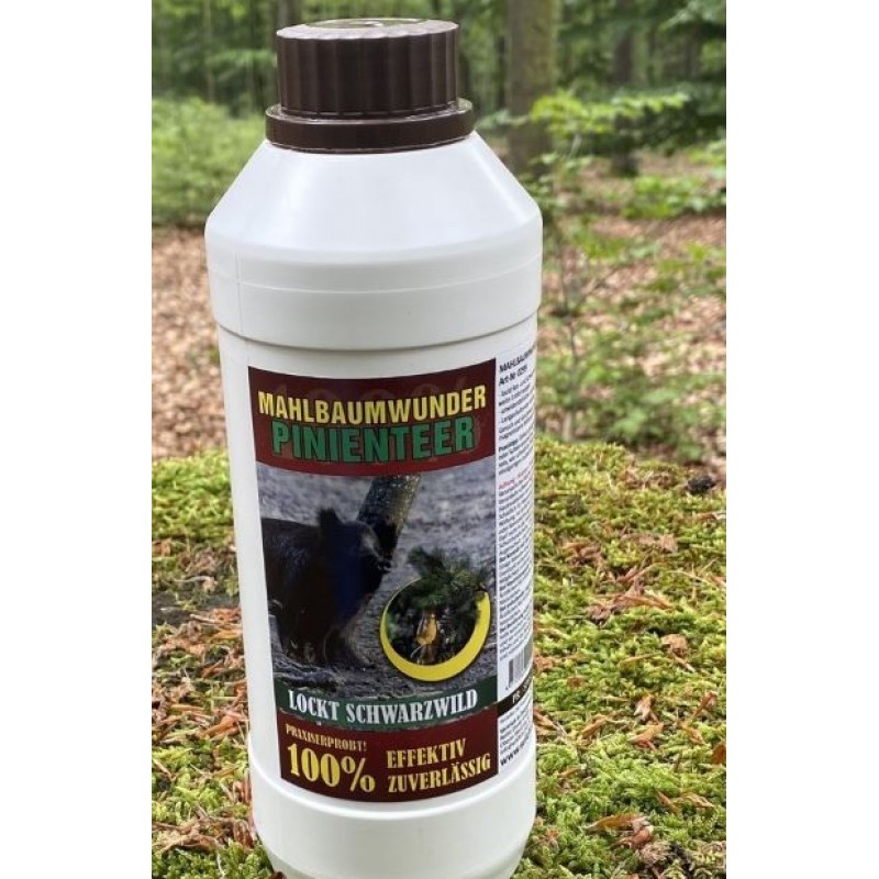 Wildlutscher Mahlbaum Wunder Pinien Teer Harz 1 Liter für Schwarzwild