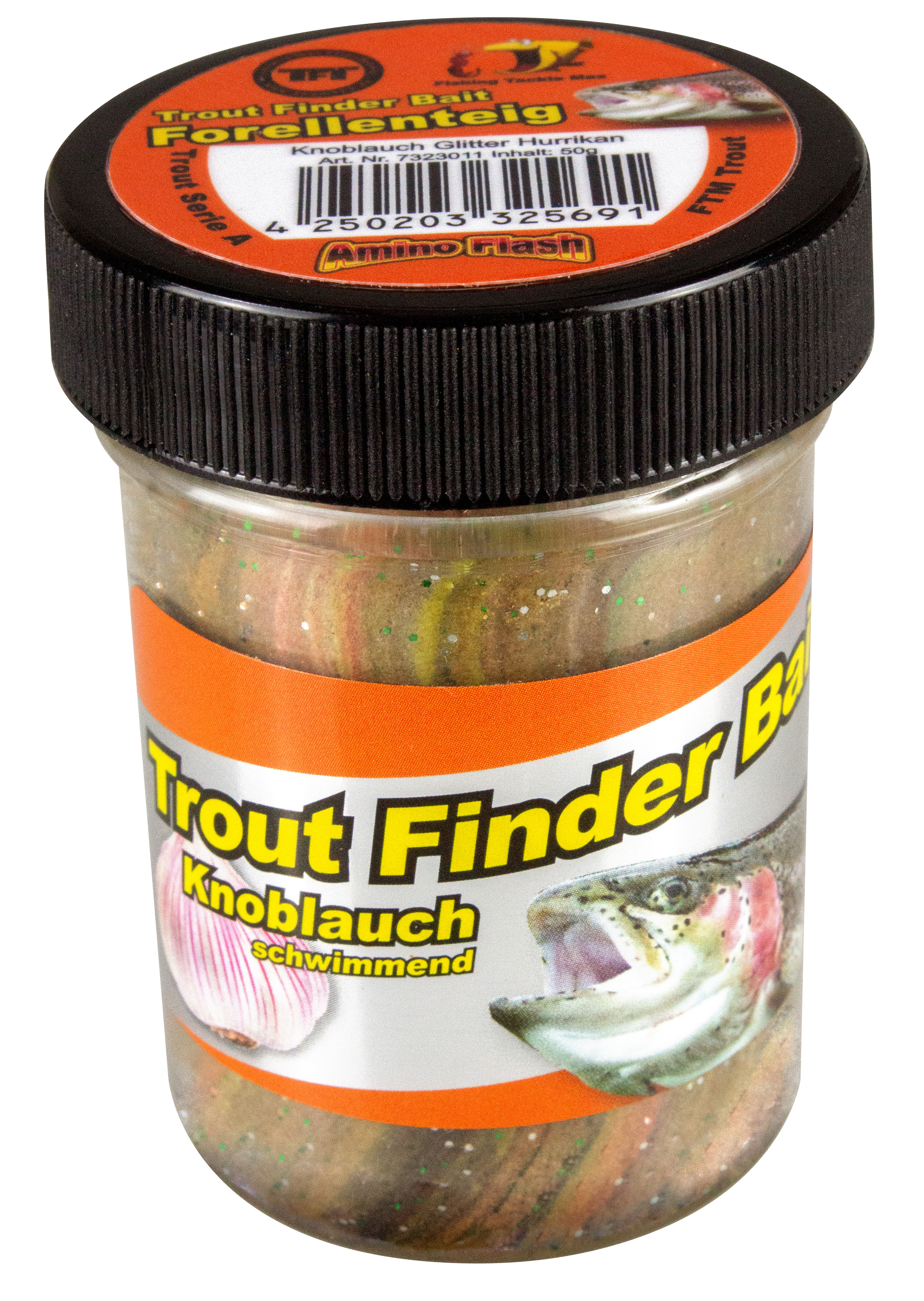 FTM Trout Finder Bait Knoblauch Glitter
