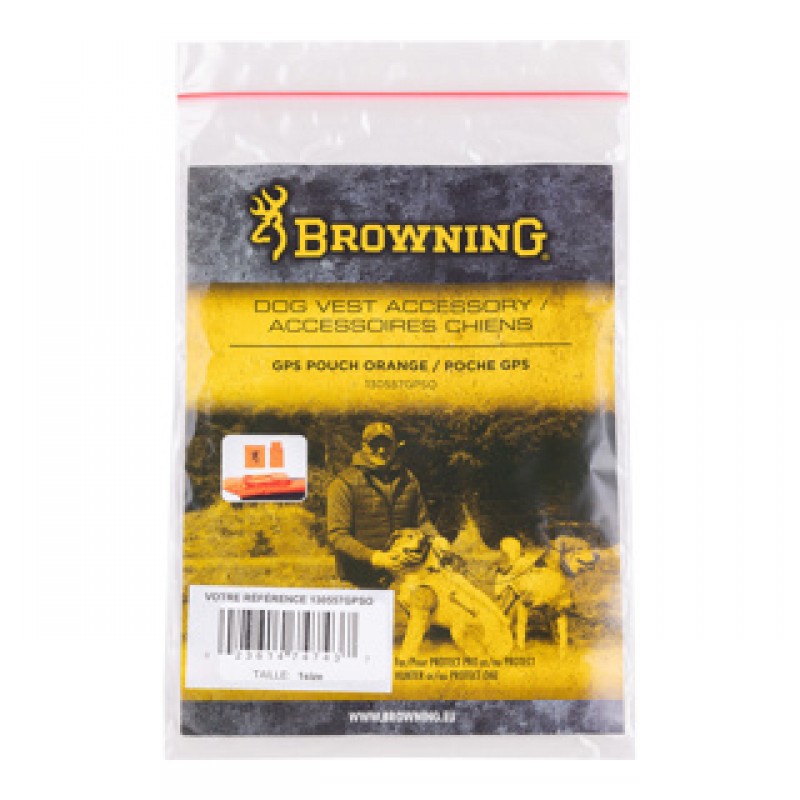Browning GPS-Tasche Orange für Hundewesten, Zubehör für Ortungsgeräte