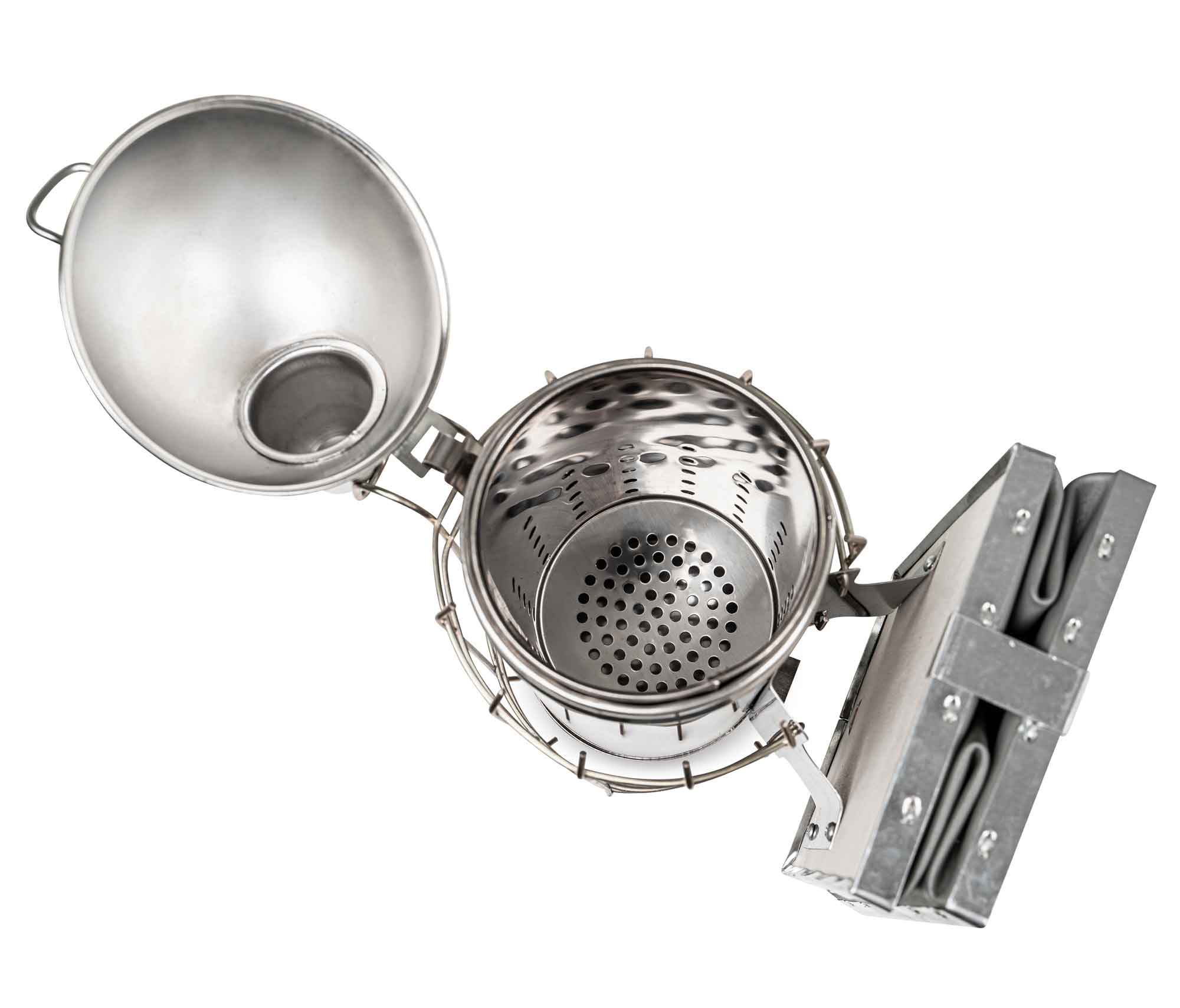 Bienen Ruck Smoker mit Innenbehälter Edelstahl Ø8 cm