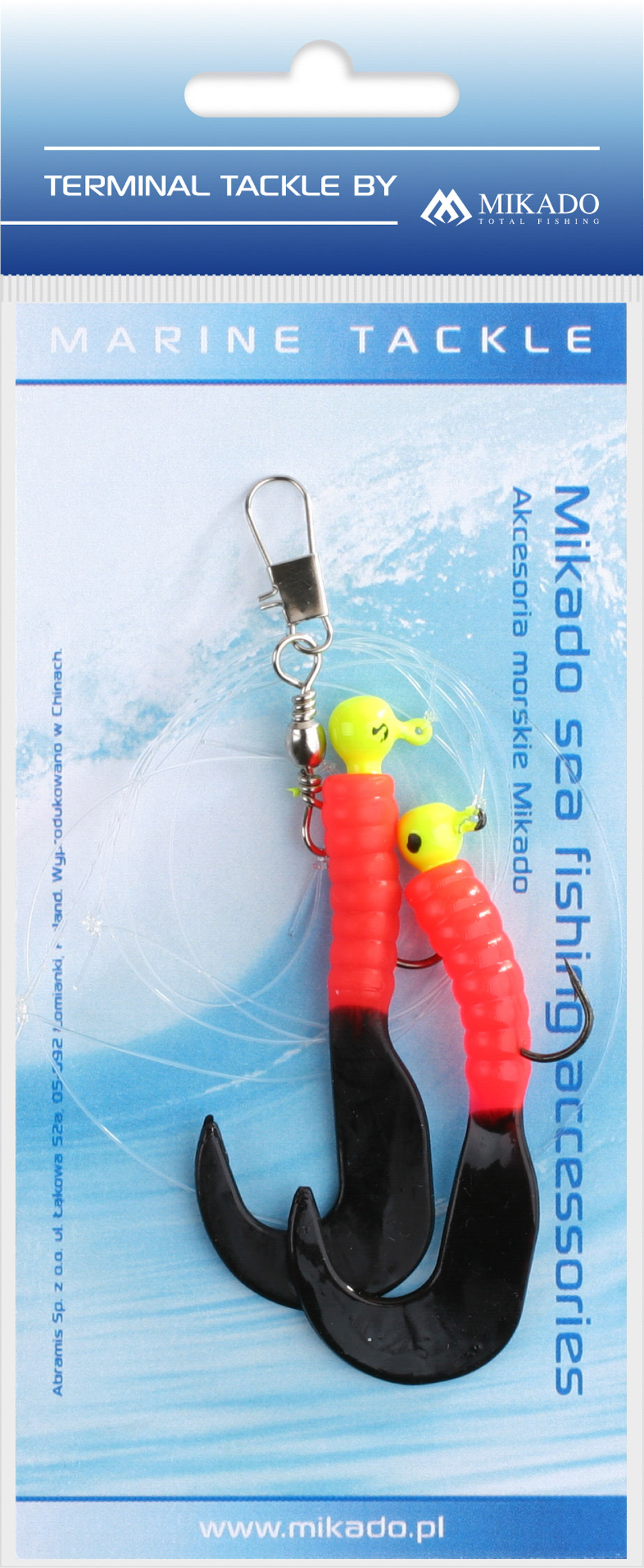 Mikado Pilk Twist Jighead Rig Beifängermontage 7,5 cm