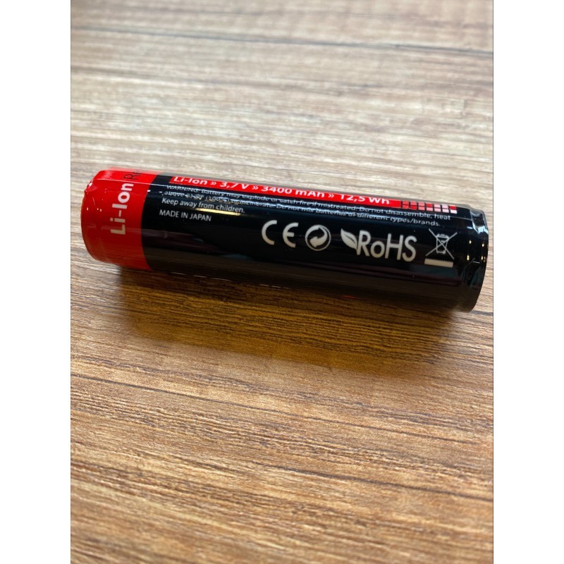 XCell 18650H-3400 Li-Ion-Akku 3,7 V 3400 mAh mit Schutzschaltung