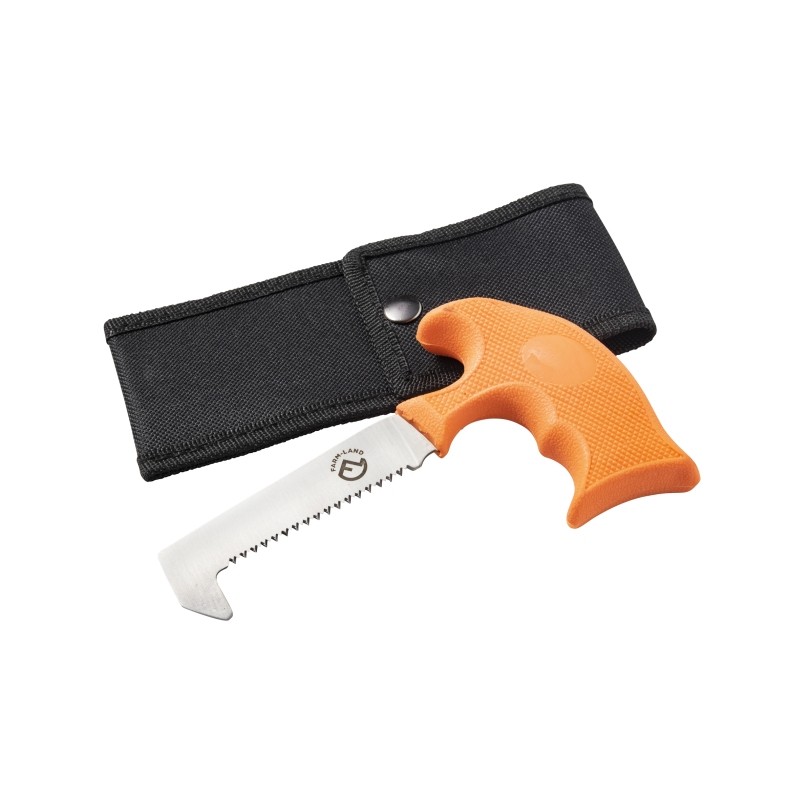 Farm-Land Aufbrechsäge 9 cm – rostfreie Wildsäge mit Gürteltasche