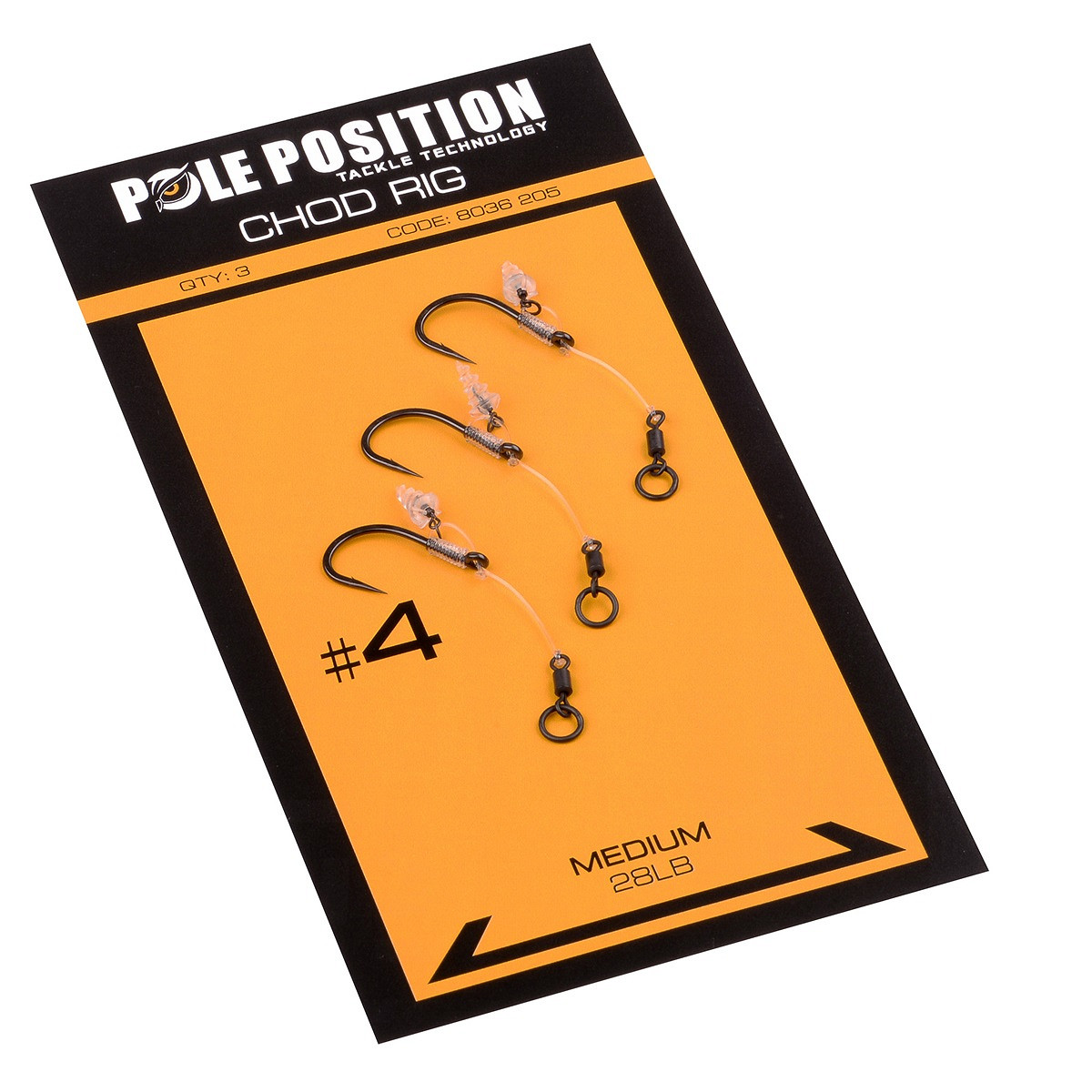 Pole Position Chod Rig Karpfenvorfach – 3 Stück