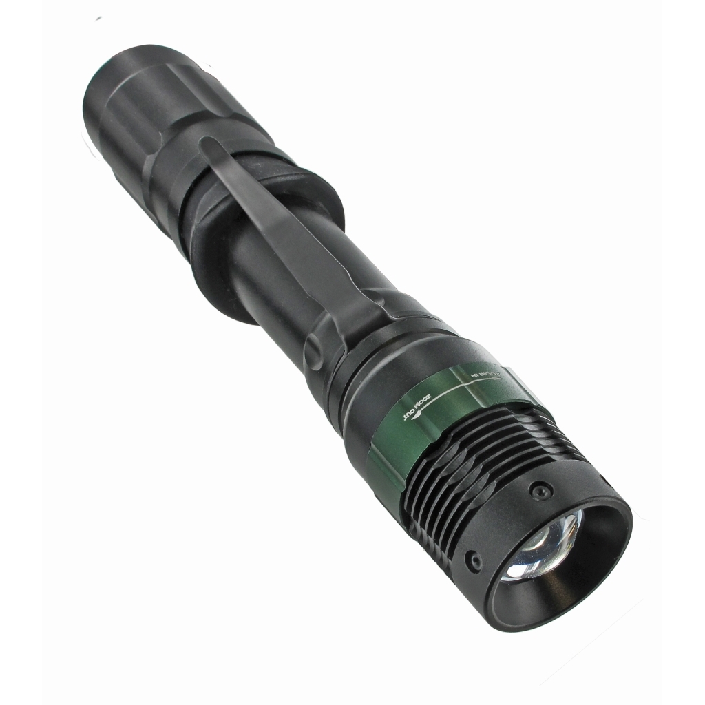 Jenzi LED-Taschenlampe superhell mit 3 Watt und Zoom