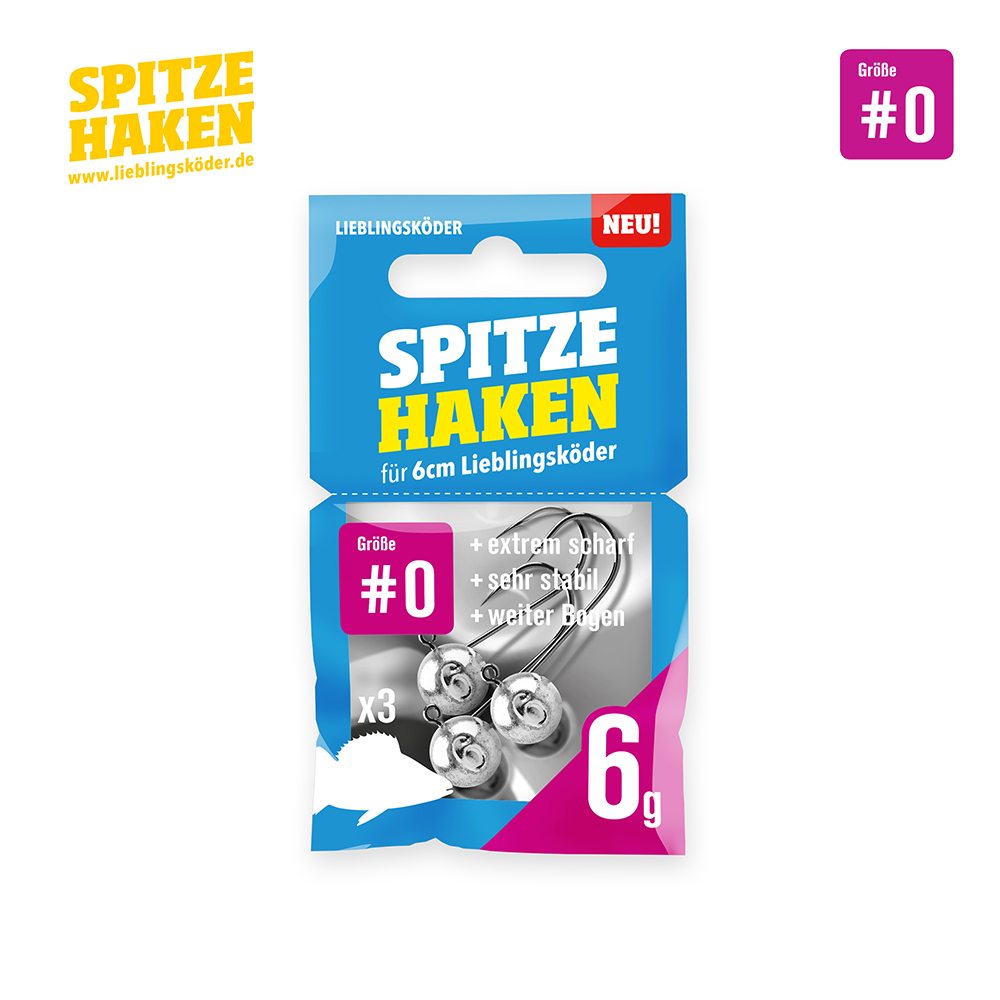 Lieblingsköder Der Spitze Haken #0 – Jighaken für Gummiköder
