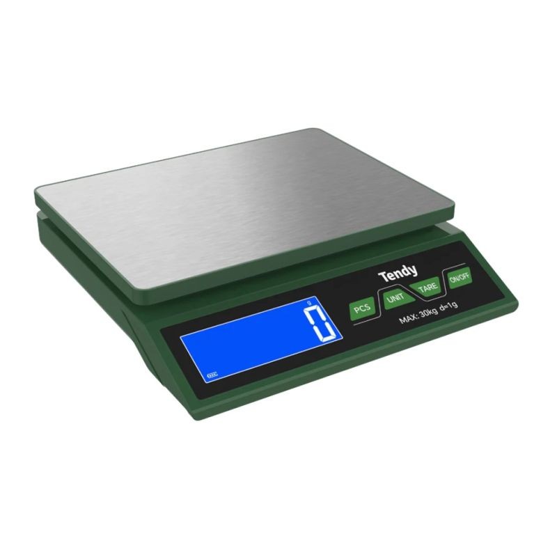 Tendy Tischwaage Libra Grün – digitale Wildwaage mit Bluetooth und App