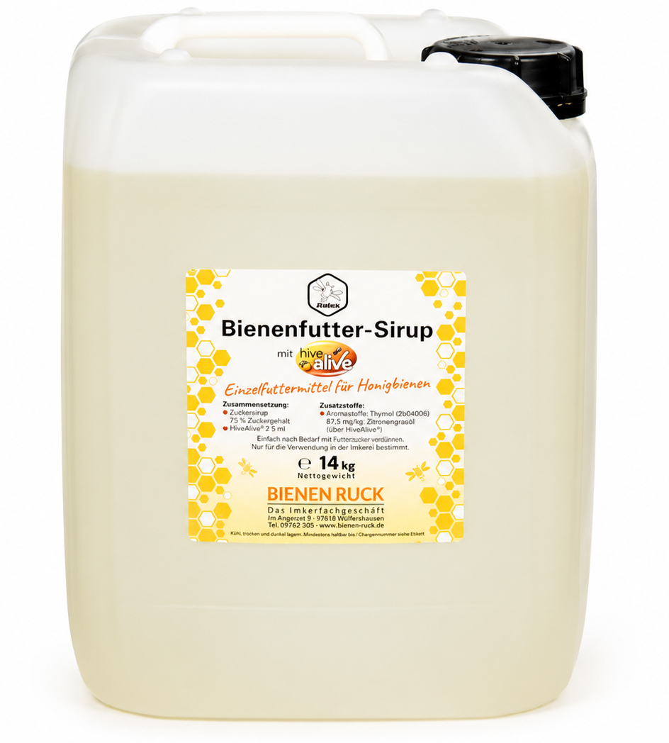 HiveAlive Super Strong Bienenfuttersirup 14 kg Kanister