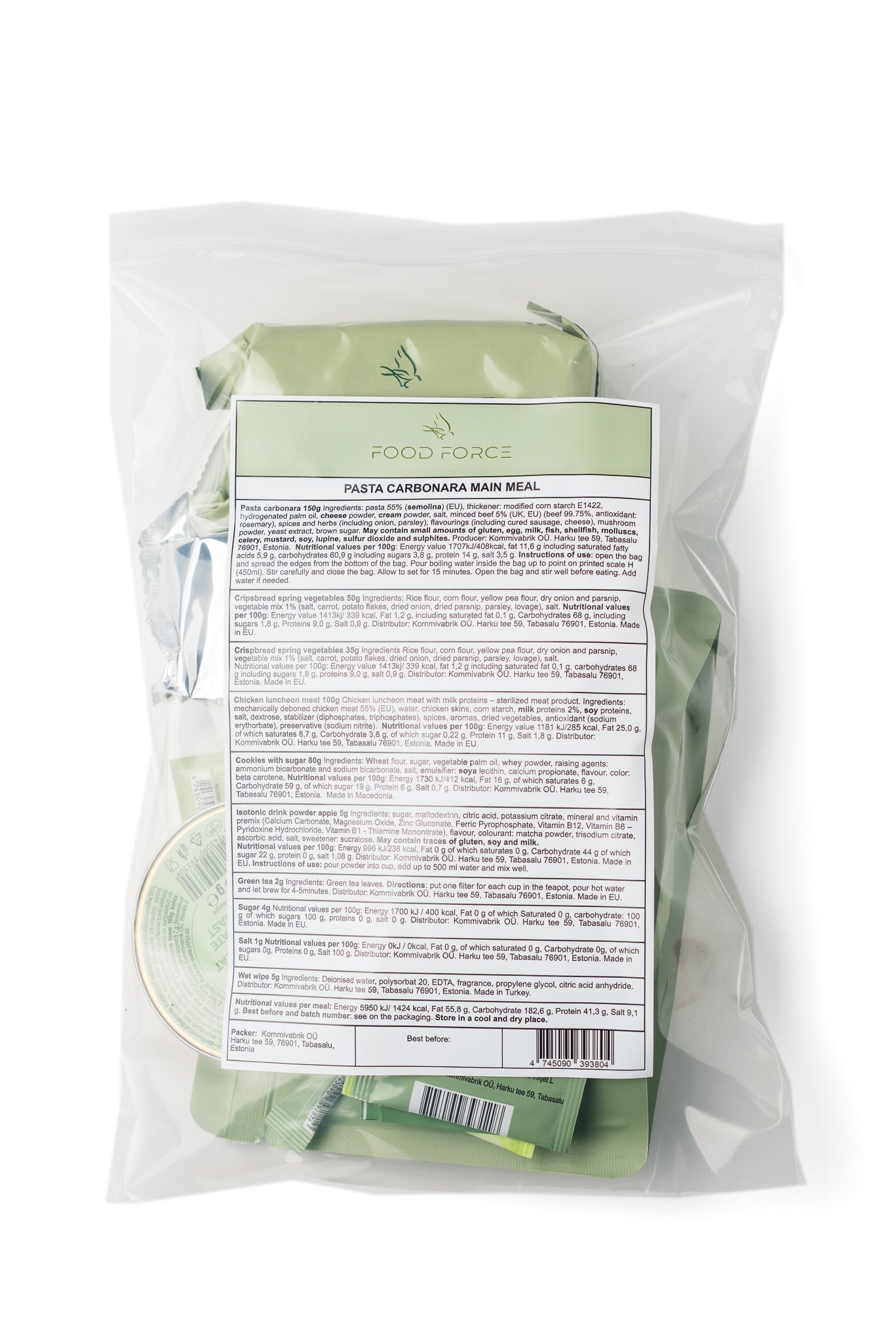 Food Force Ration Pasta Carbonara 312 g