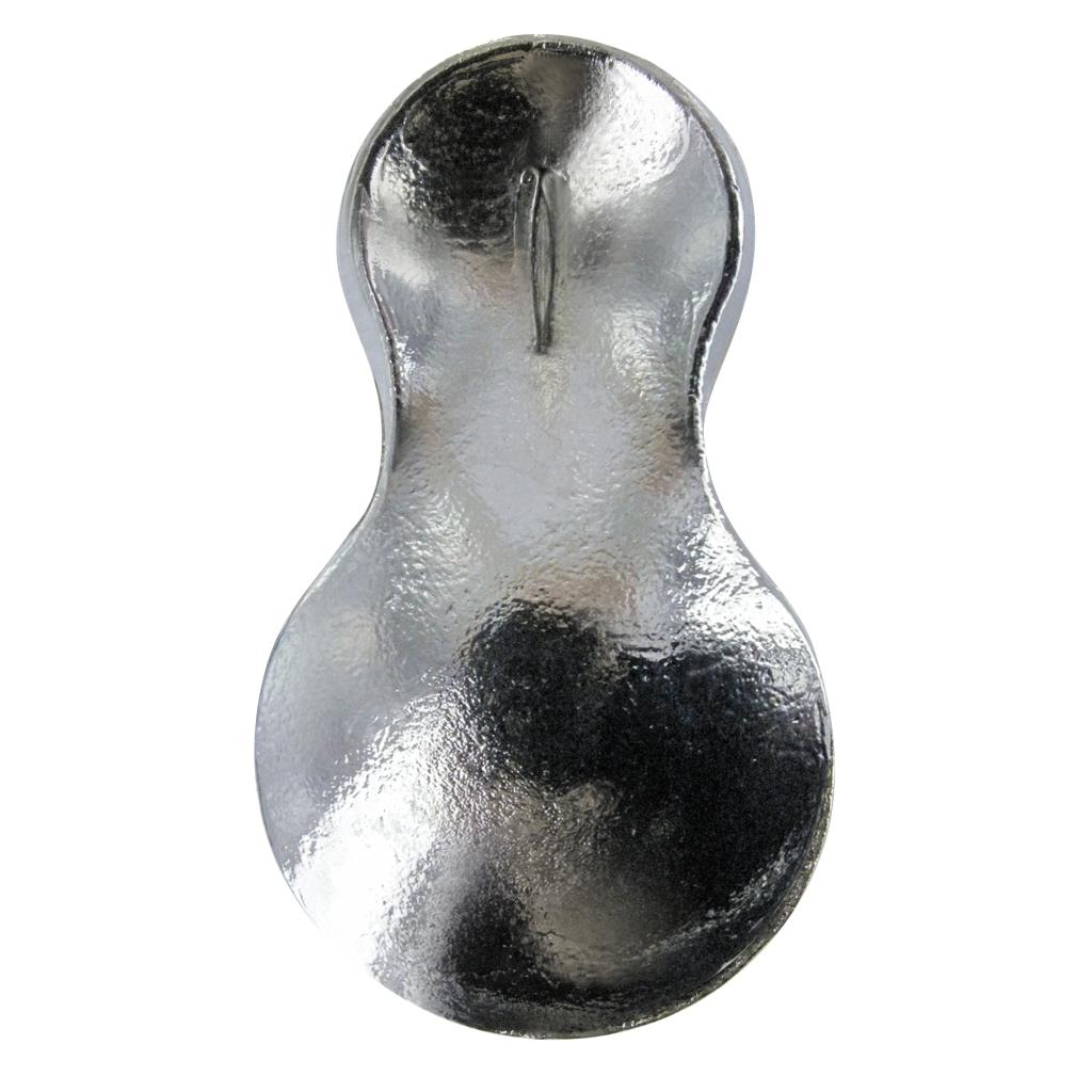 Jenzi Buttlöffel Inline Silber – Inliner-Locklöffel fürs Plattfisch- und Meeresangeln, 40–80 g