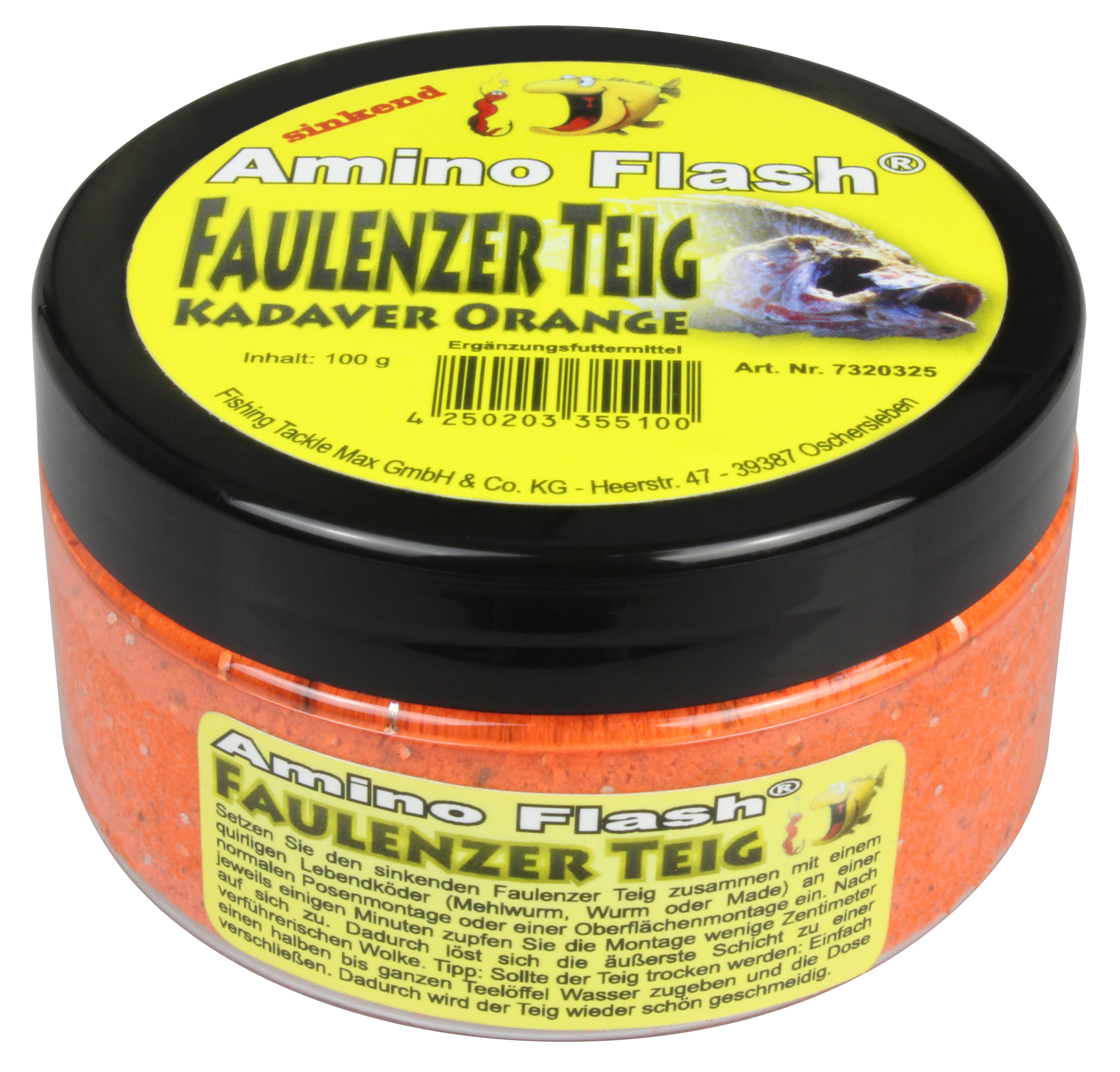 FTM Amino Flash Faulenzer Teig Kadaver Orange 100 g