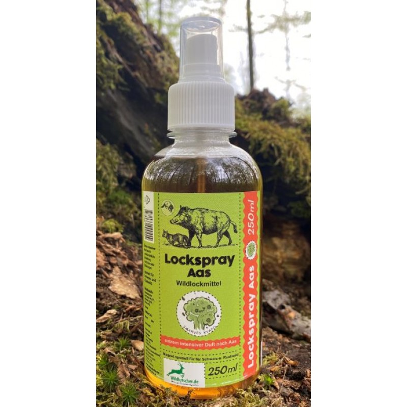 Wildlutscher Köderspray Aas-Duft "Closer to Nature" 250 ml – Lockspray für Schwarzwild und Raubwild