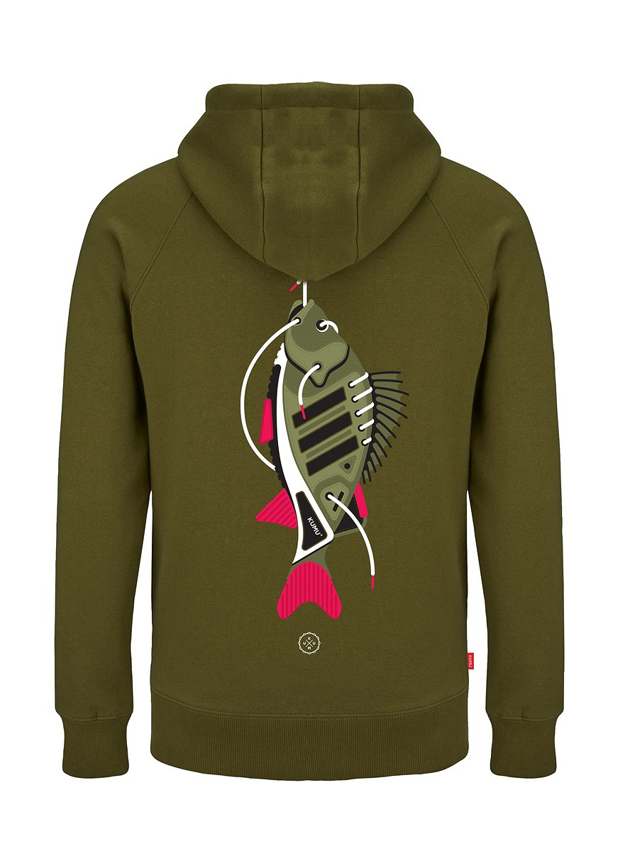 KUMU Earn Your Stripes Hoodie Kapuzenpullover