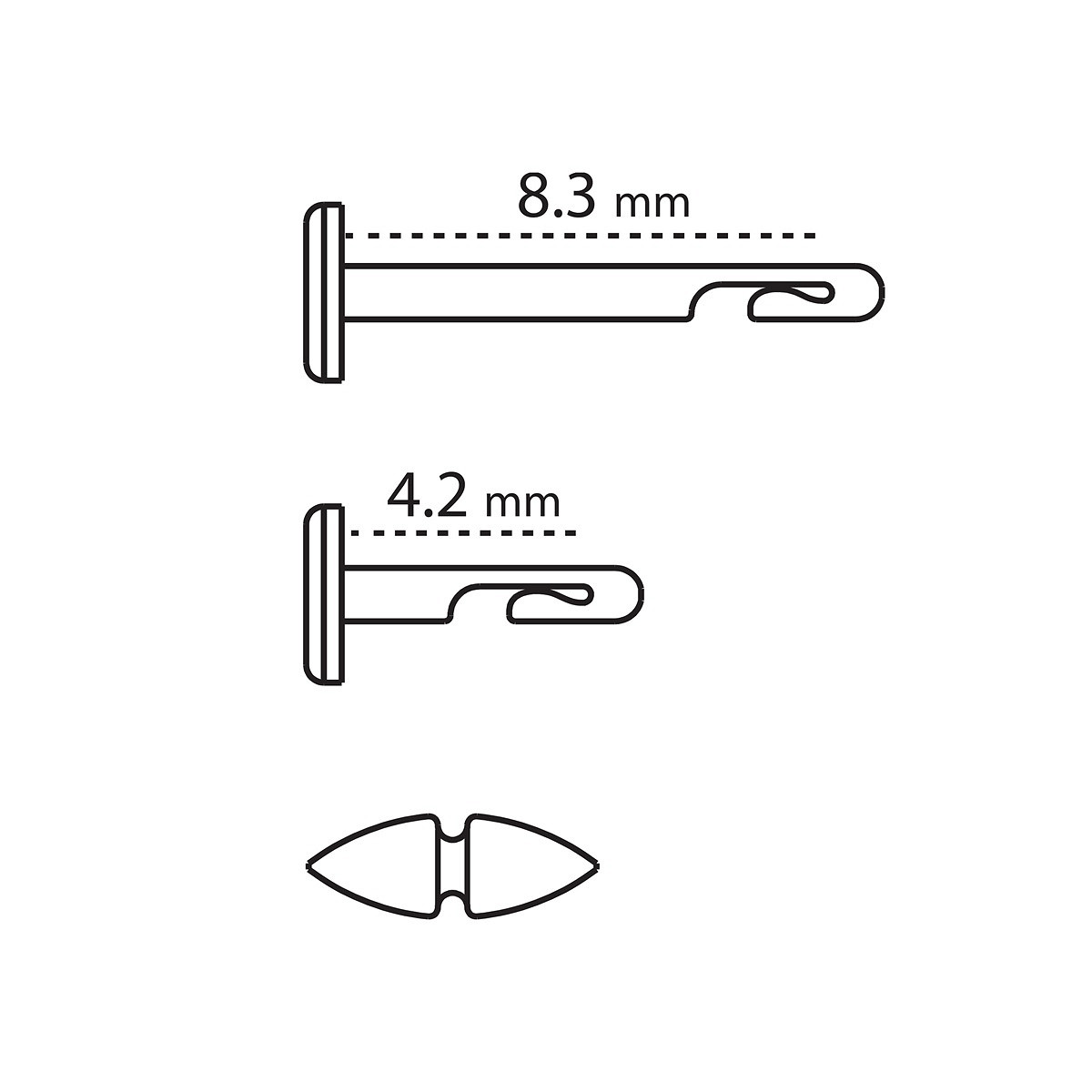 Cresta Bait Stoppers Köderstopper – 2 Stück