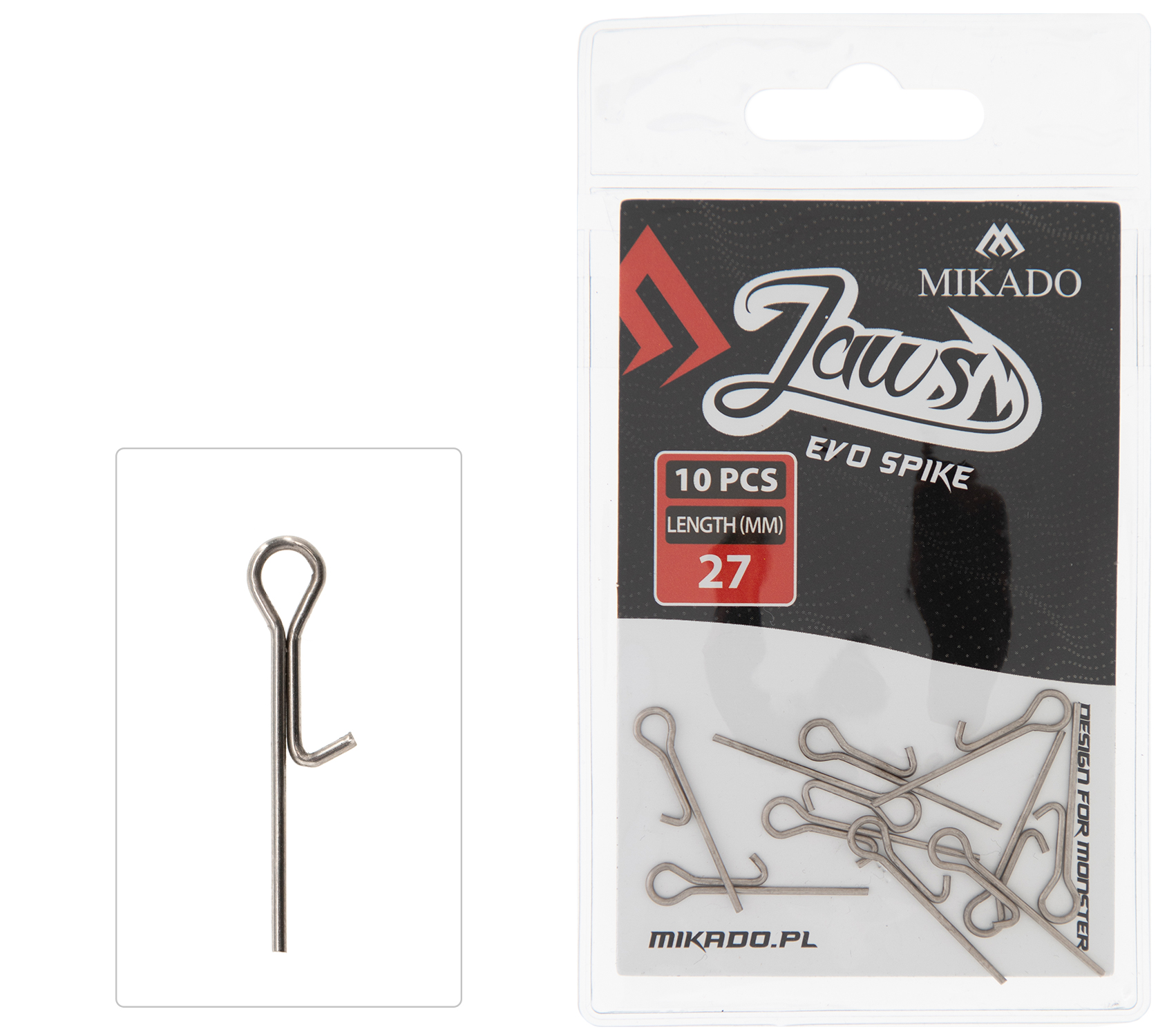 Mikado Jaws Evo Spike Köderpin 27 mm