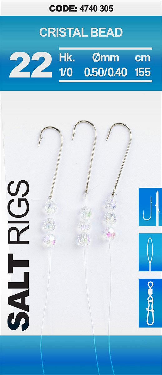 SPRO Salt Rig 22 Crystal Bead Meeresvorfach