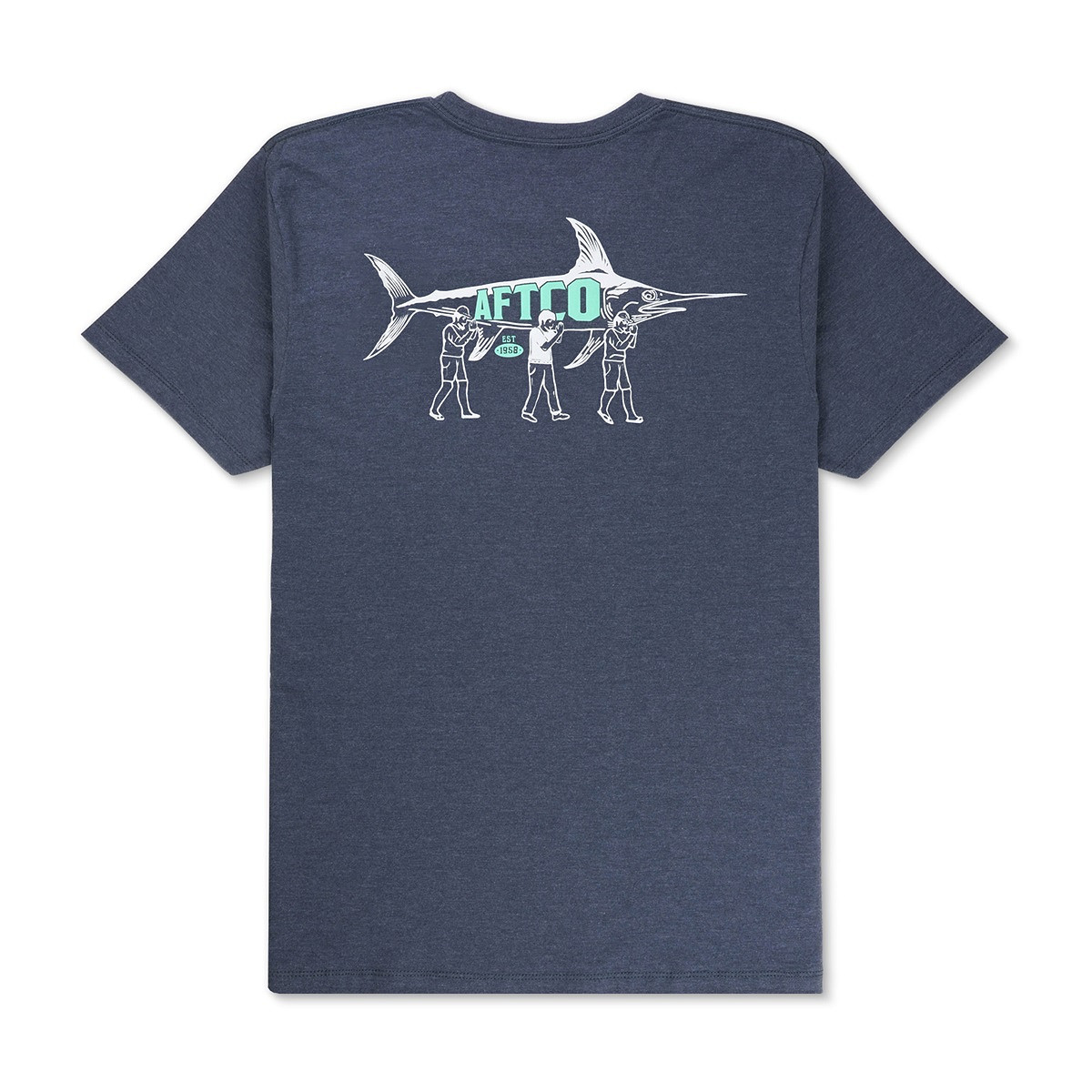 AFTCO Teamwork T-Shirt Midnight Heather