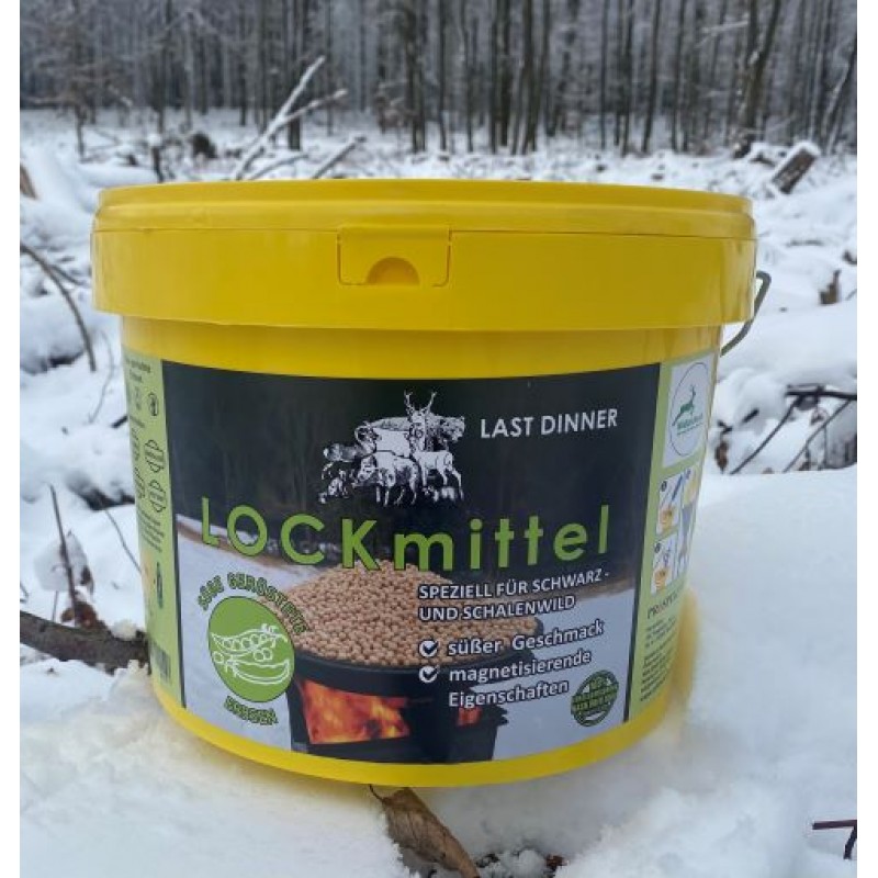 Wildlutscher Last Dinner Erbsen mit Erbsensirup 7 kg – Schwarzwild-Kirrfutter