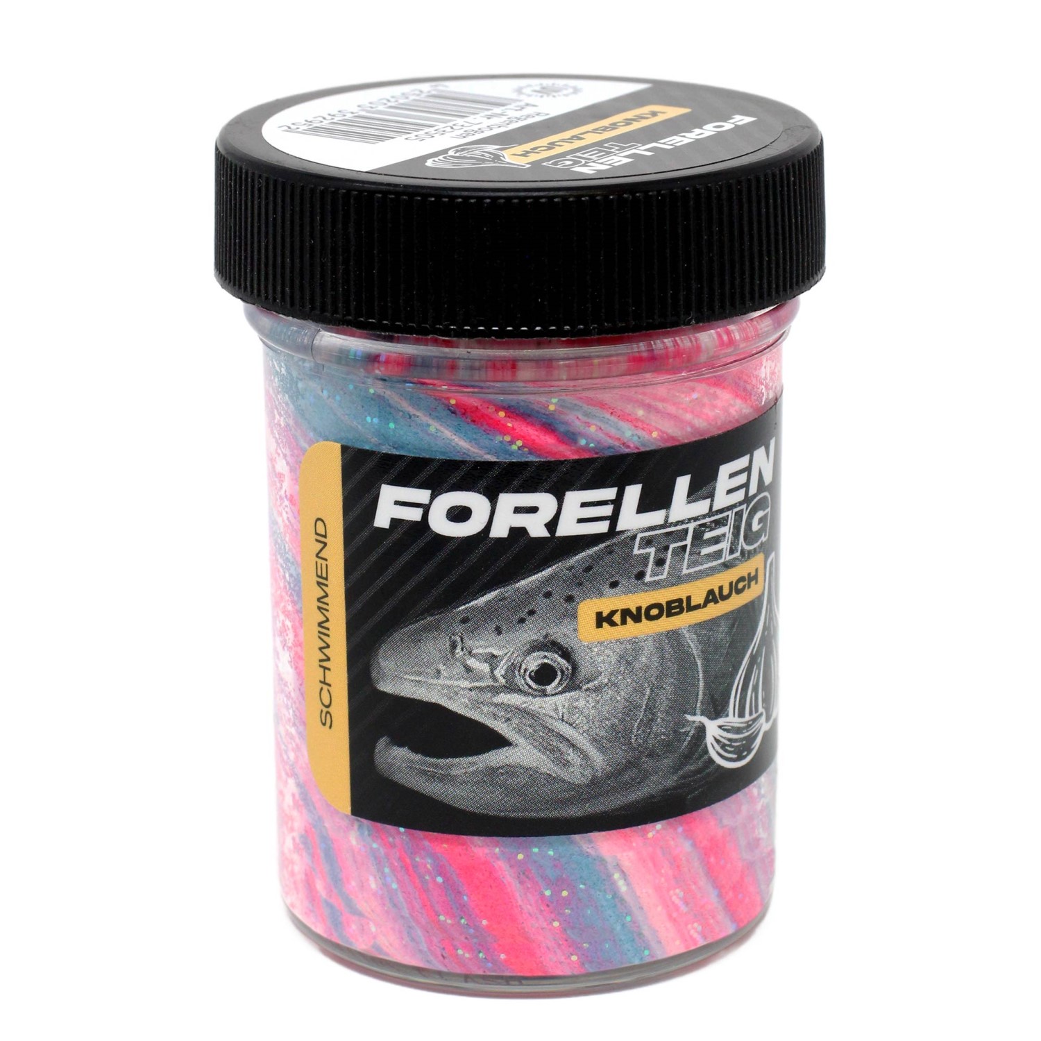 FTM Forellenteig Knoblauch schwimmend