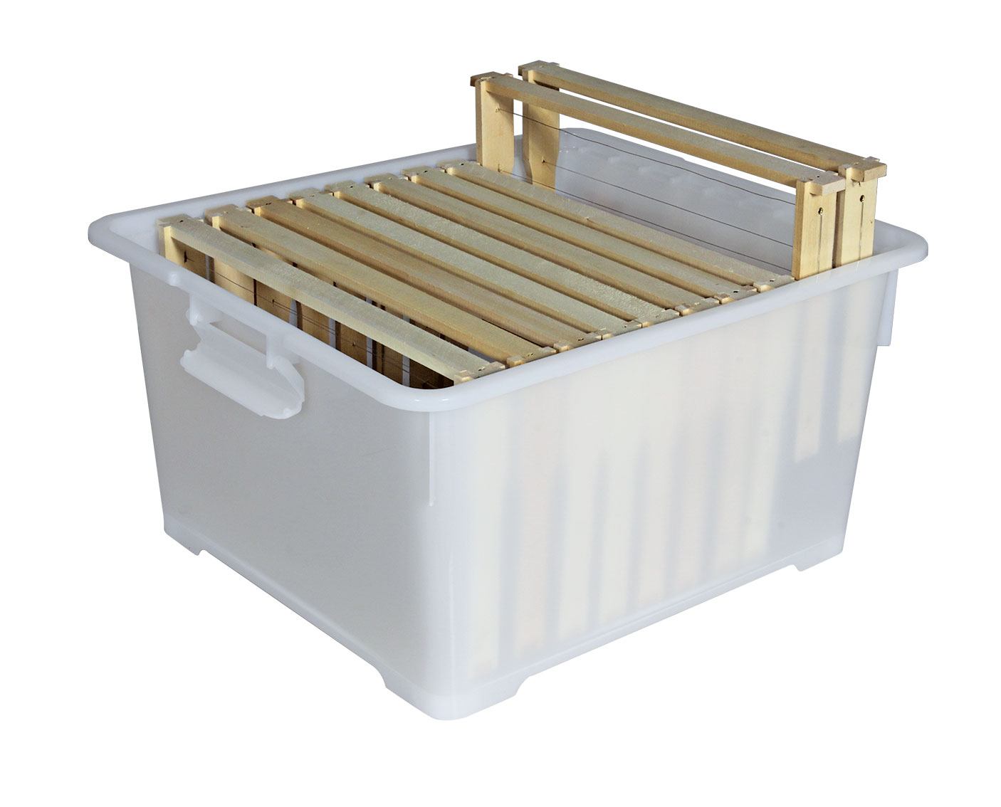 RuBee® Transportbox mit Rollen für 9 Zander- oder 10 Normalmaß-Waben