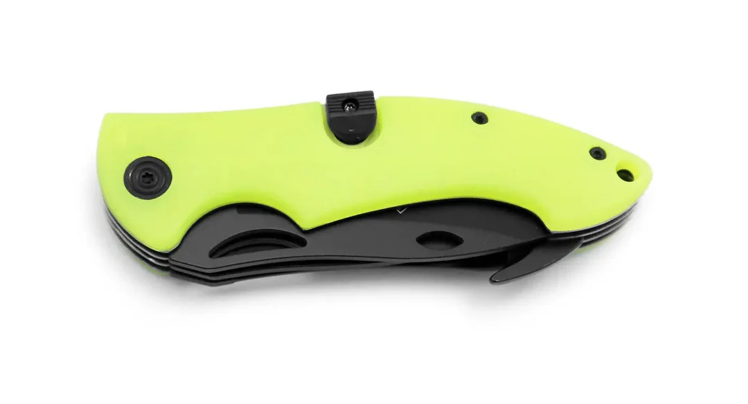 PUMA XP Trifecta 3-Klingen Schließmesser Jagdtaschenmesser mit Droppoint-Klinge, Aufbrechklinge, Knochensäge und nachleuchtendem Acrylgriff