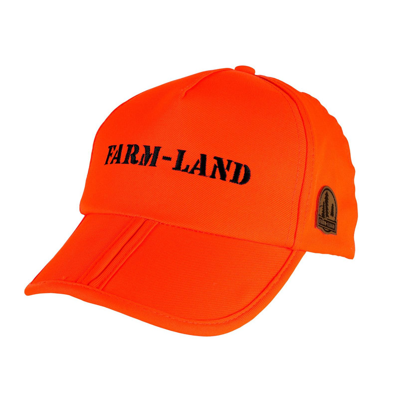 Farm-Land Base-Cap Signalorange – verstellbare Signalkappe mit Stickerei