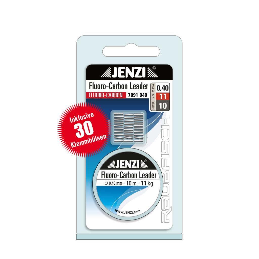 Jenzi Fluorocarbon-Leader mit Hülsen