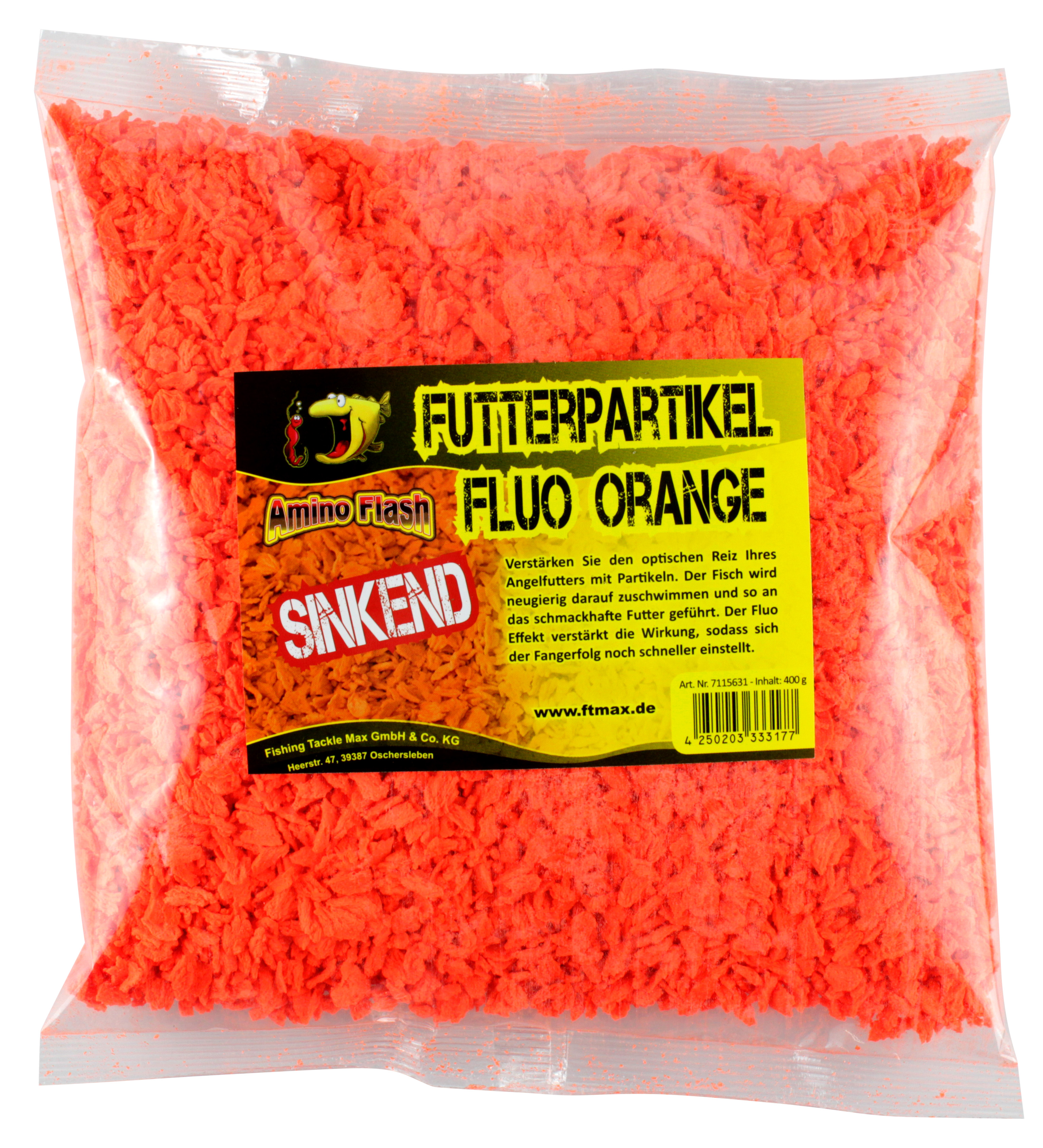 FTM Futterpartikel fluo sinkend orange