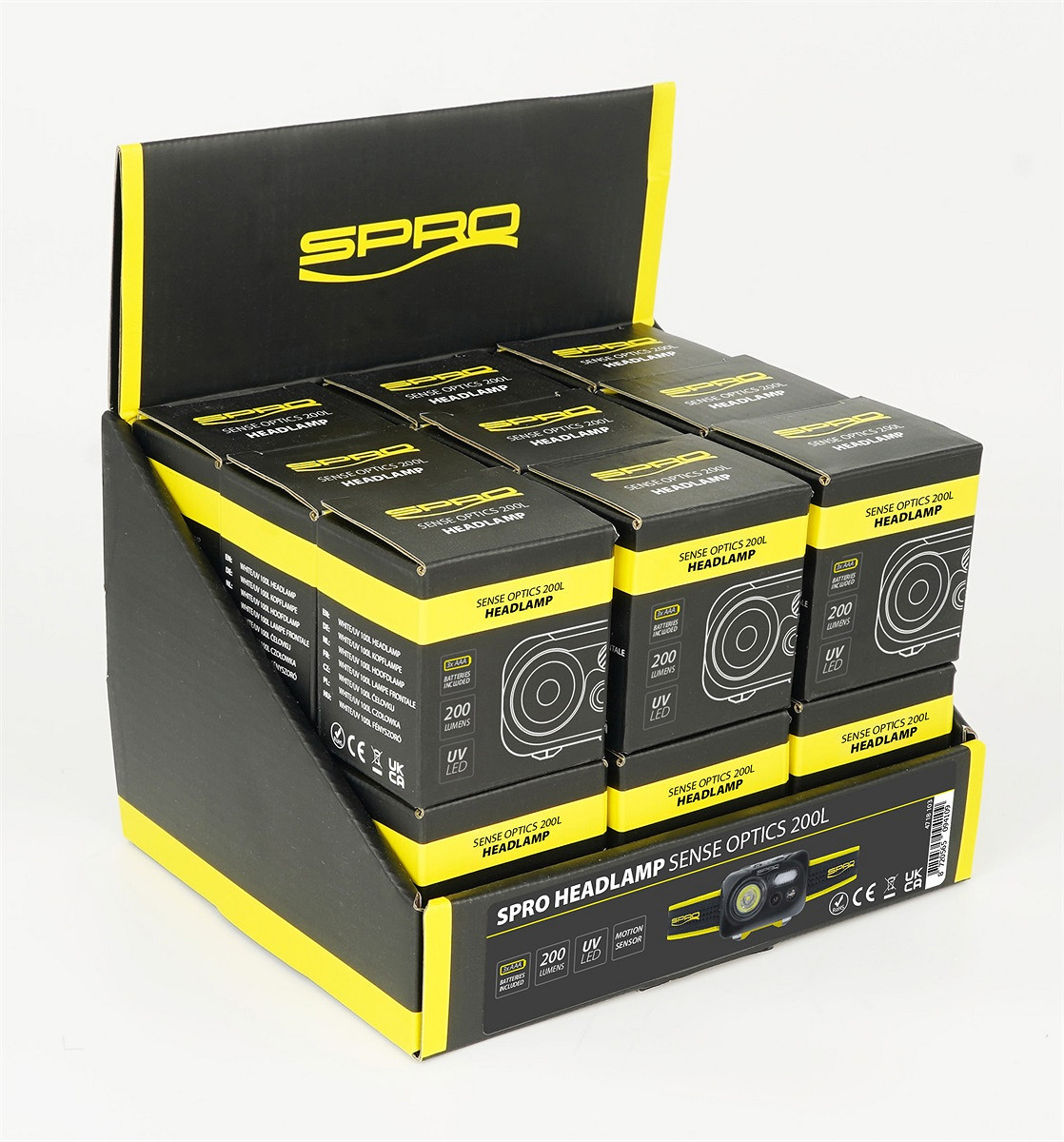 SPRO Headlamp USB White/Red 100L Stirnlampe