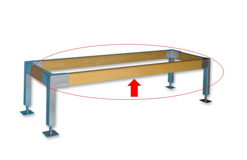Hölzer für 4er-Beutenbock „lange Seite“, 1 Paar à 1700 mm