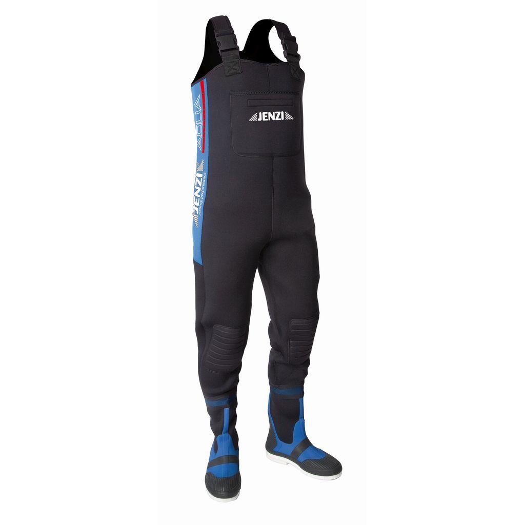 Jenzi Neopren Wathose schwarz