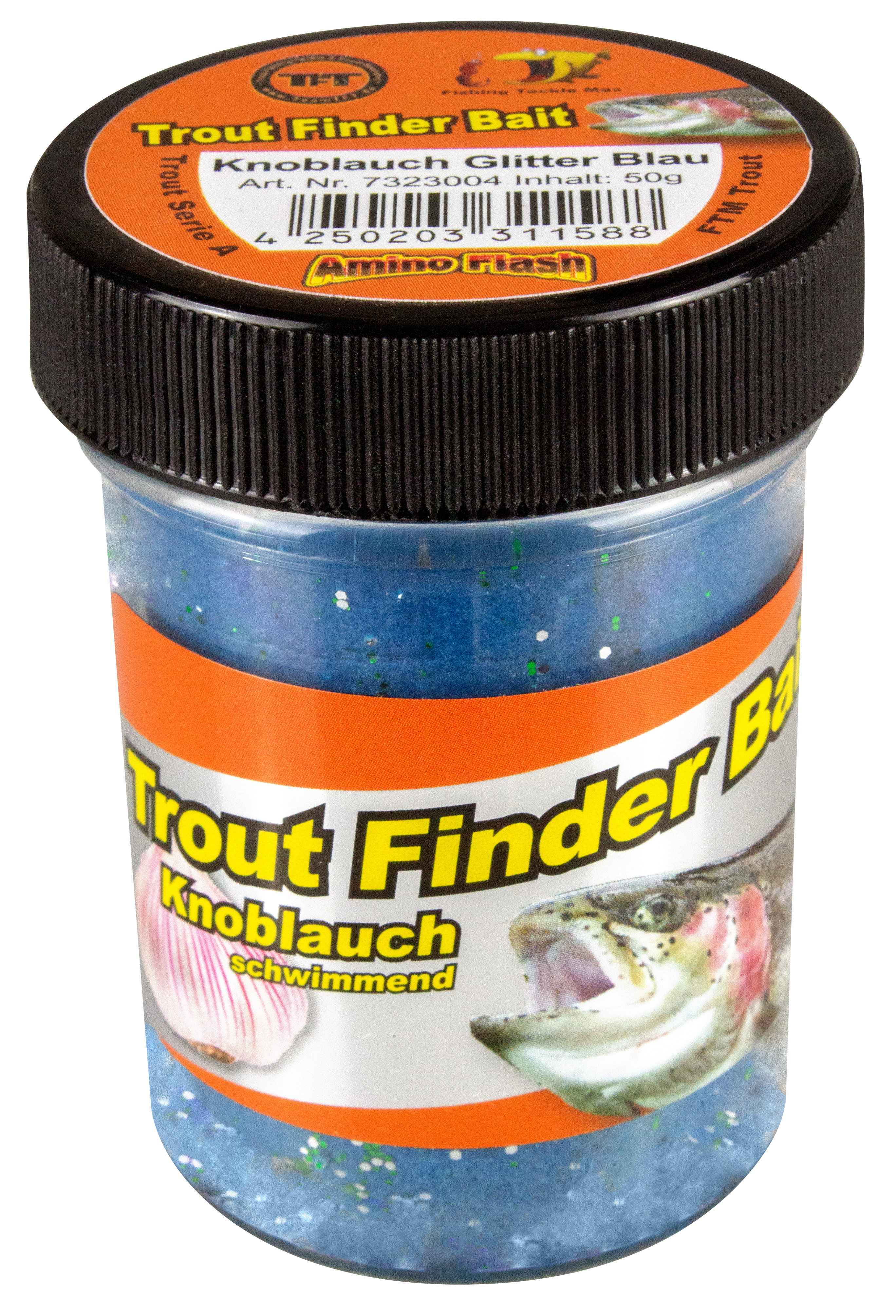 FTM Trout Finder Bait Knoblauch Glitter