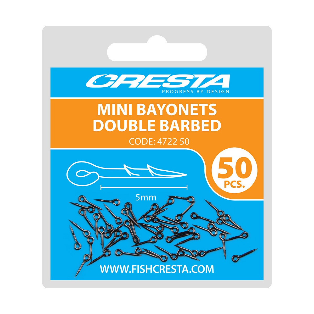 SPRO Mini Bayonets Double Barbed Köderstopper – 50 Stück