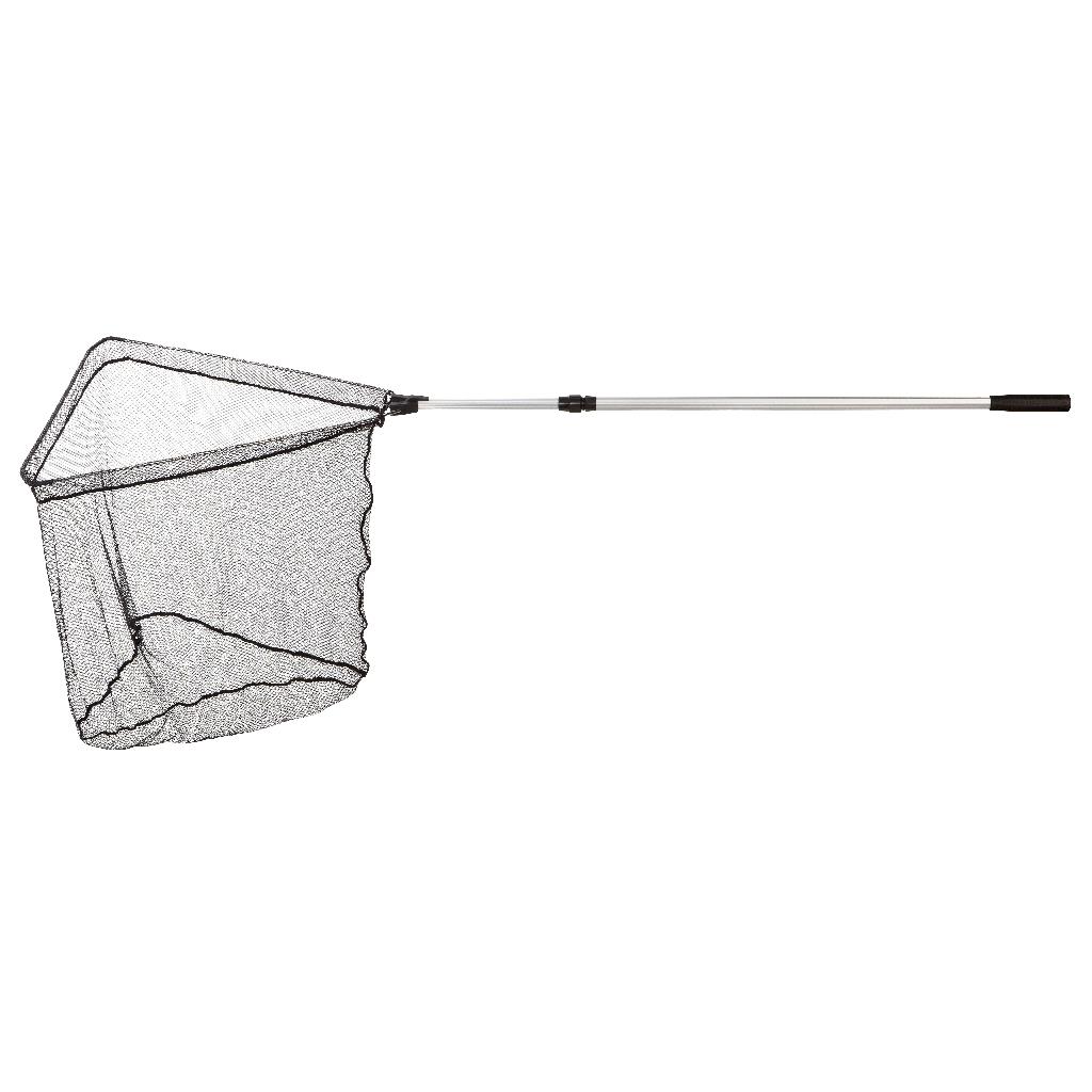 Jenzi Unterfangkescher Eco Alu 2,20 m – Teleskop-Kescher, Kopf 60 x 60 cm