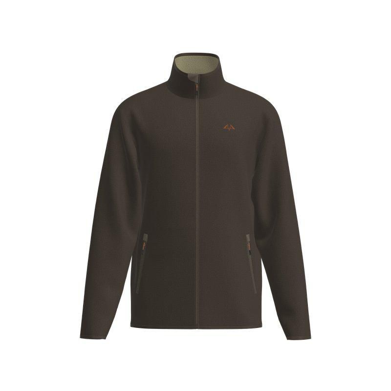 Swedteam Herren Crest Fleece Sweater Brown